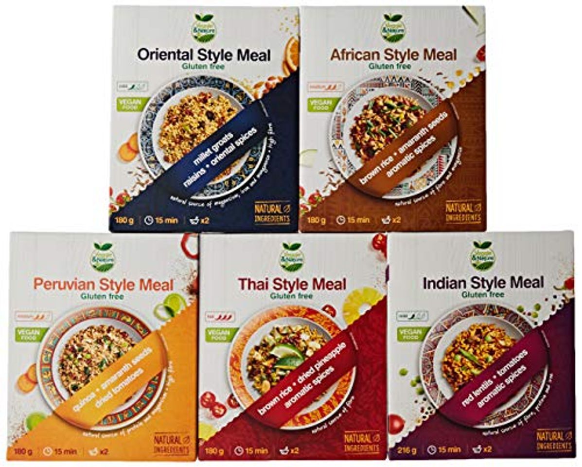 Product Veggie&Nature Tastes of the World - Combo de 5 packs: Indio