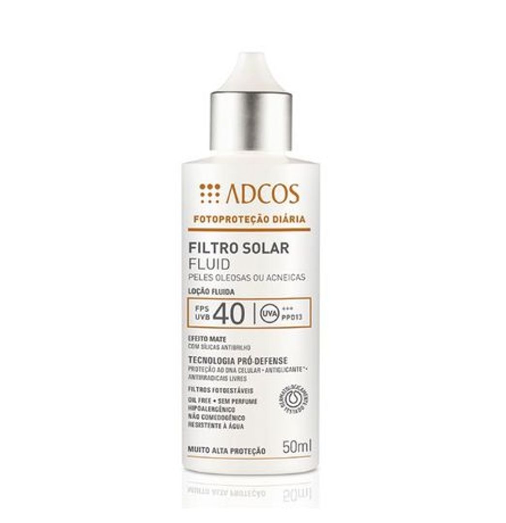 Fashion Protetor Solar Fluid Fps40 50Ml - Adcos