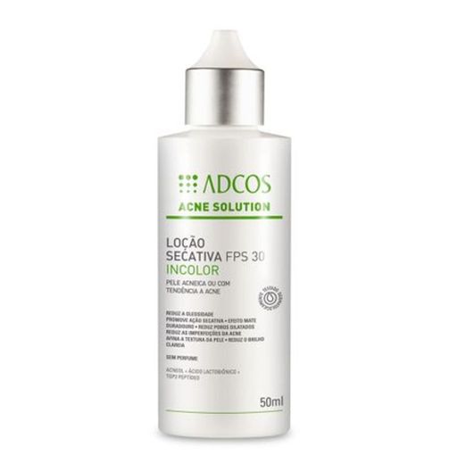 Acne Solution Loção Secativa FPS 30 Incolor - 50ml