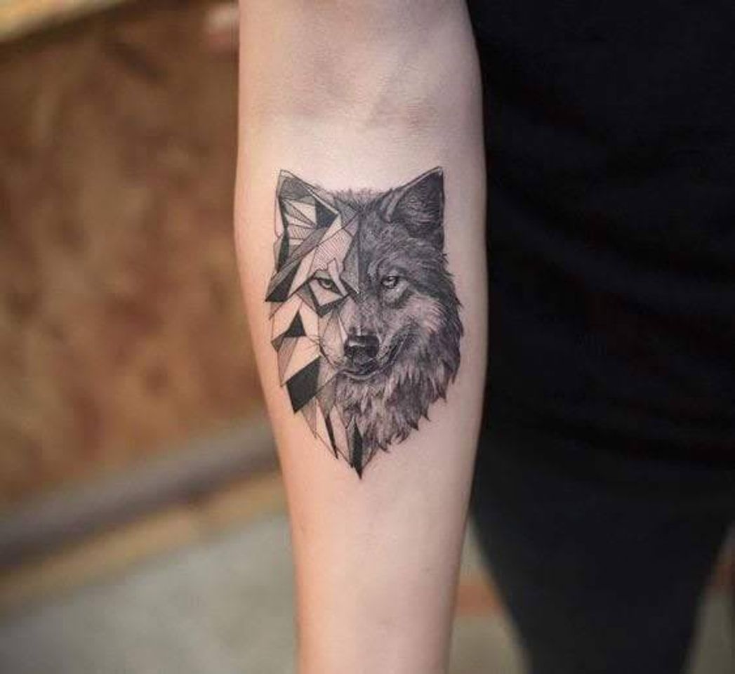 Fashion tatuagem lobo 2