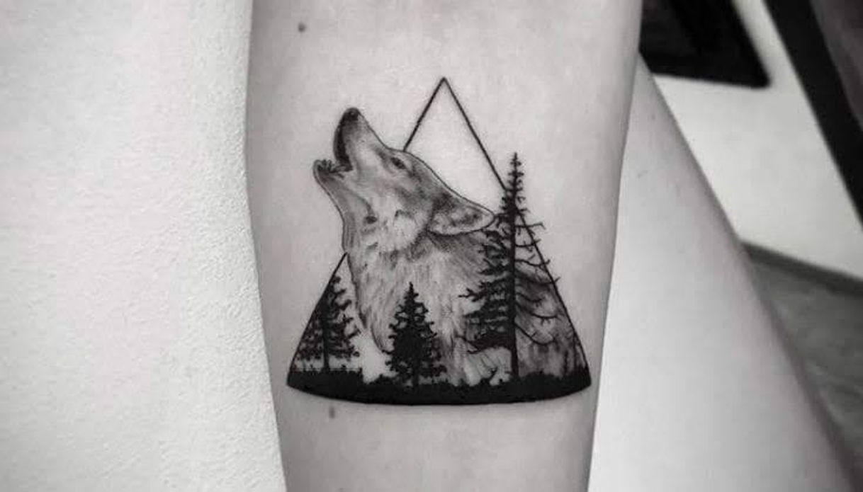 Fashion tatuagem lobo 3