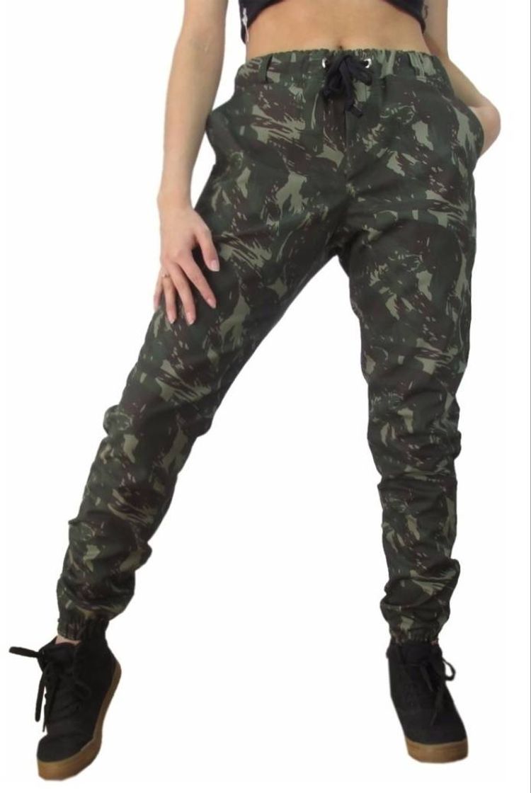 Fashion Calça camuflada