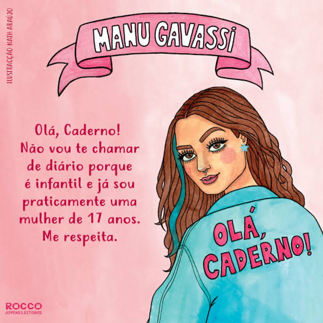 Fashion Livro Olá Caderno - Manu Gavassi 