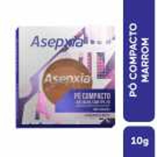Pó Compacto Asepxia Marrom 10g | Onofre