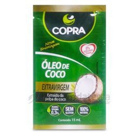 Oleo De Coco Copra Extra Virgem Sache 15ml nas americanas