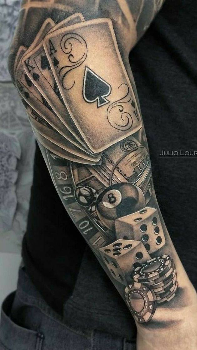 Fashion Tatuagem masculina