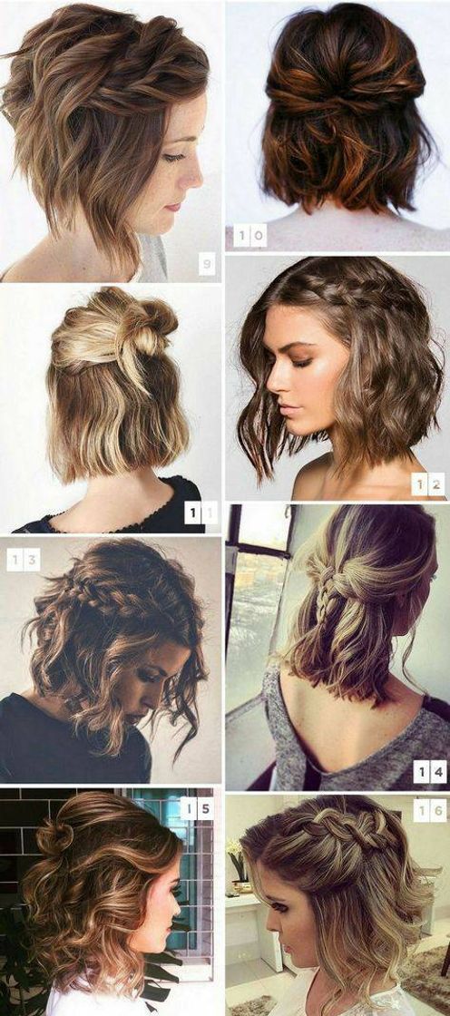 Fashion Penteado cabelo curto