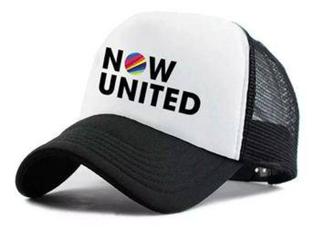 Product Boné Trucker Now United Aba Curva Preto com Branco