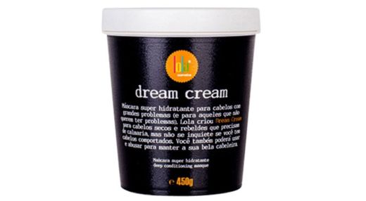 Hidratação da Lolla Dream Cream