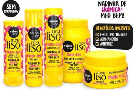 Linha "Meu Liso" - Salonline