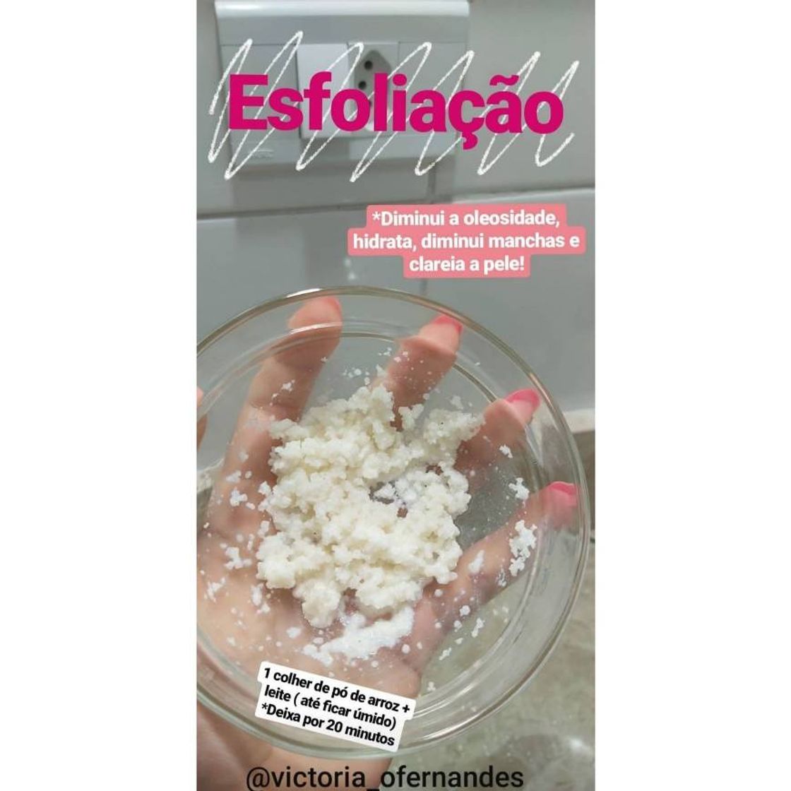 Fashion Esfoliação com arroz