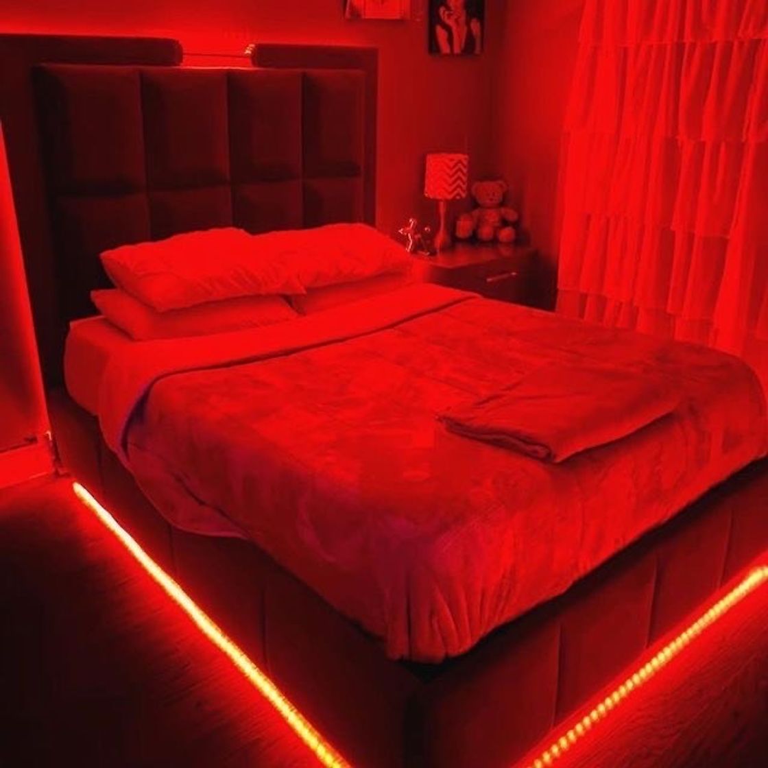 Moda Led vermelho ❤️