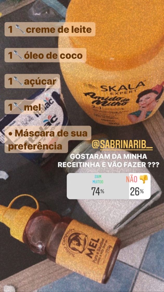 Moda Receitinha capilar 