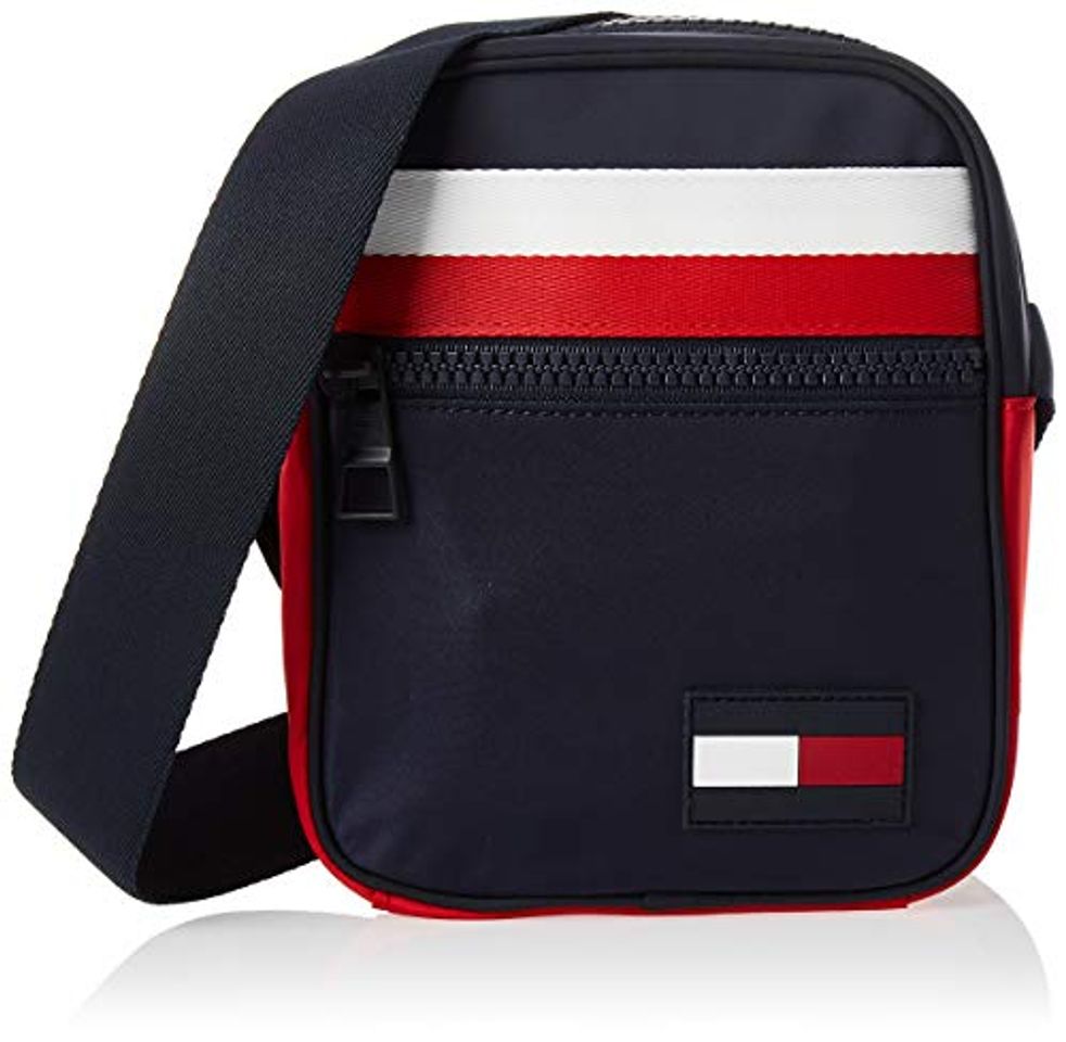 Social Tommy Hilfiger - Sport Mix Mini Reporter Corp, Carteras Hombre, Azul