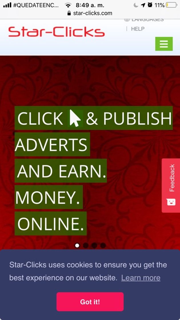 Social Miren chicos esta es una página web que hace pago realmente