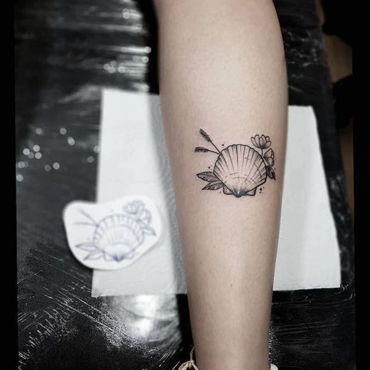 Tattoo de concha