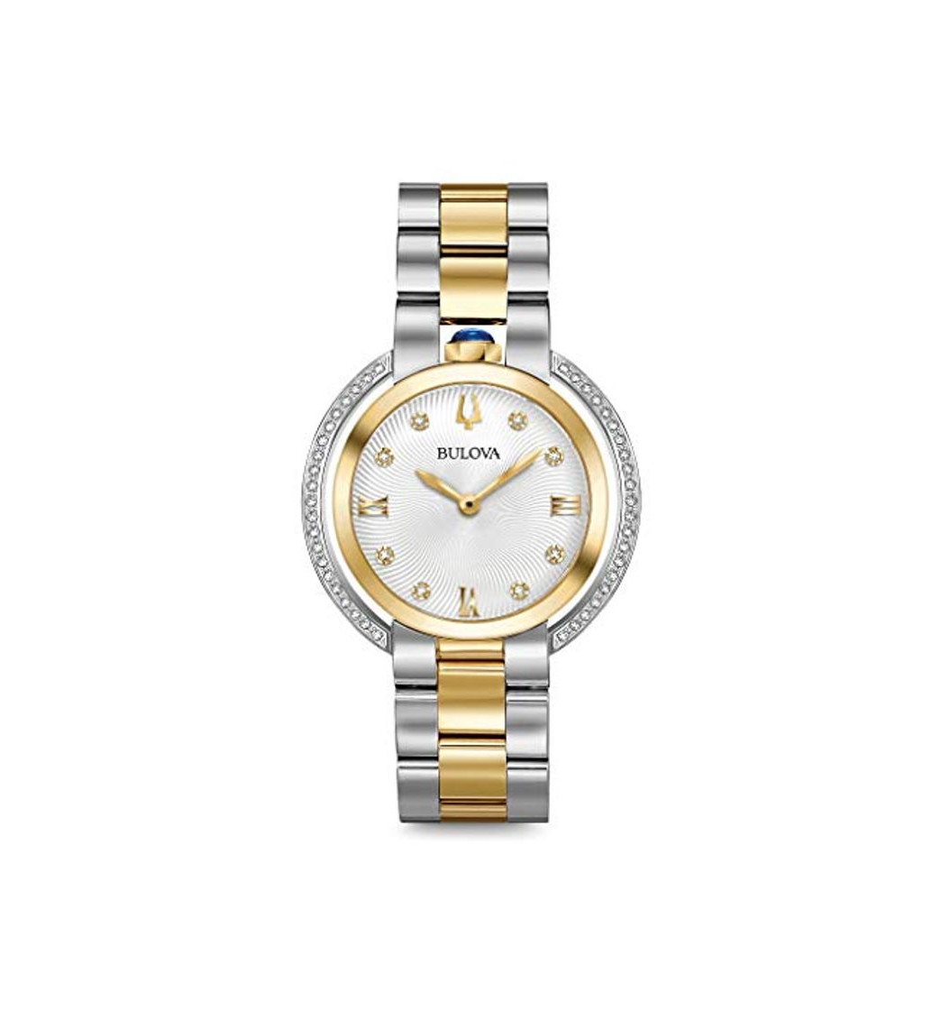 Products Bulova Reloj Analógico para Mujer de Cuarzo con Correa en Acero Inoxidable 98R246