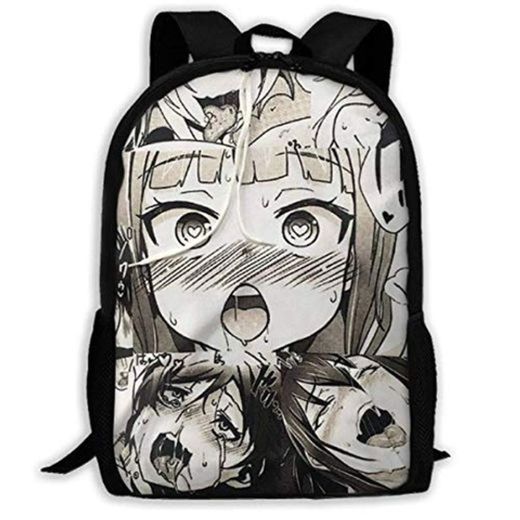 FGHJY Anime Ahegao Print Mochila para Adultos Mochila de Viaje Bolsas de Negocios Laptop Ligera para Estudiantes para Hombres y Mujeres