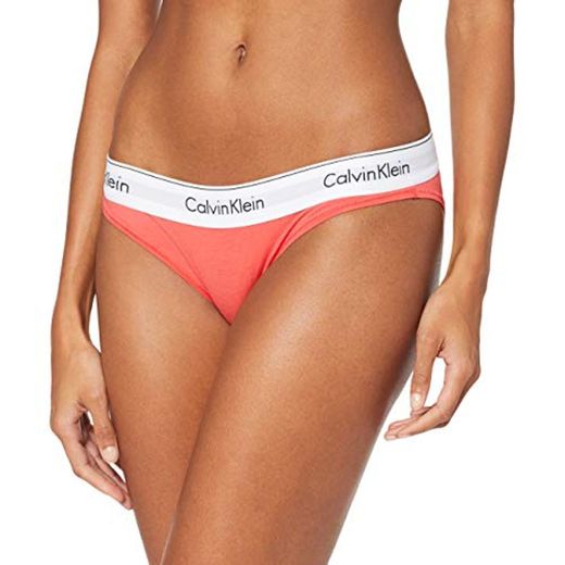 Tommy Hilfiger BB Modern Cotton Braguita de Bikini, Naranja