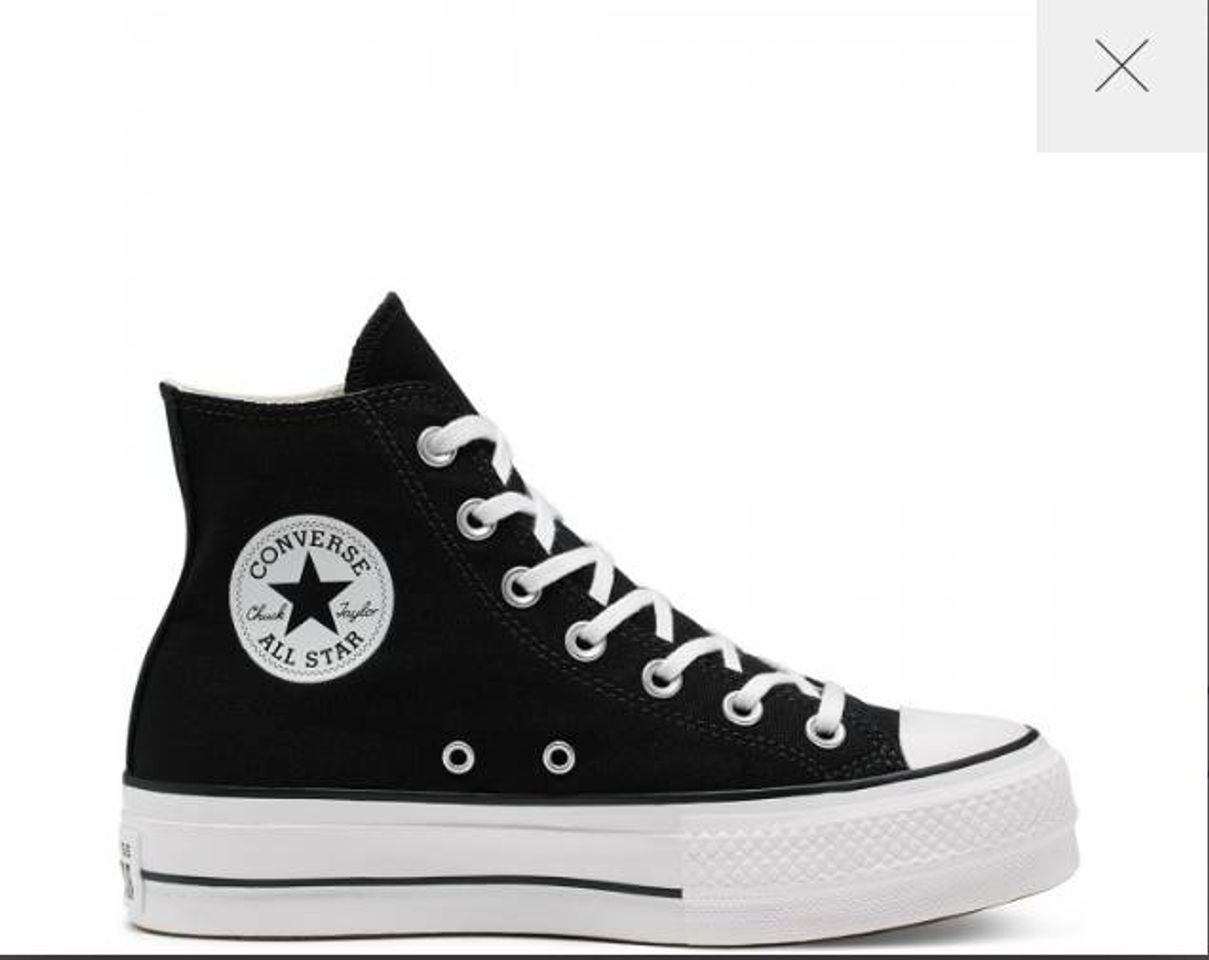 Fashion Converse CTAS LIFT HI BLACK