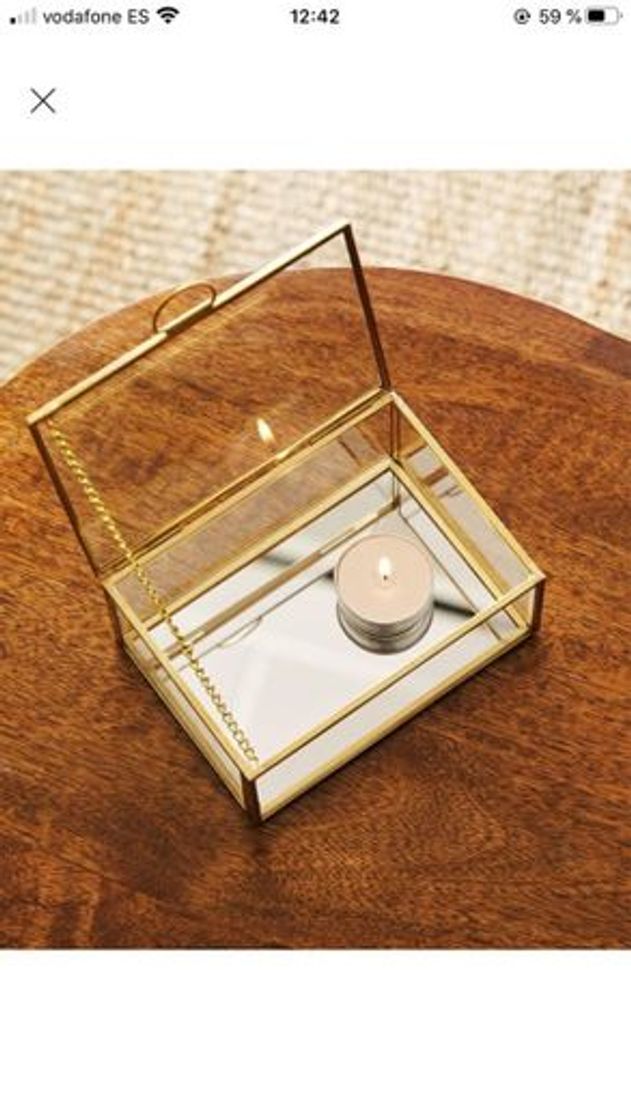 Social Caja cristal