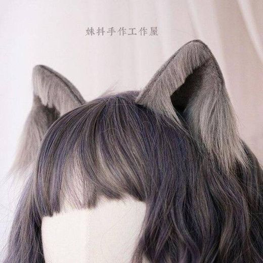 Luxury Realistic Neko Cat Ear Fox Ears Clip In Petplay DDLG ...