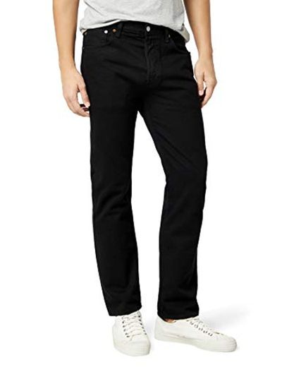 Levi's 501 Original Fit Jeans Vaqueros, Negro, 36W