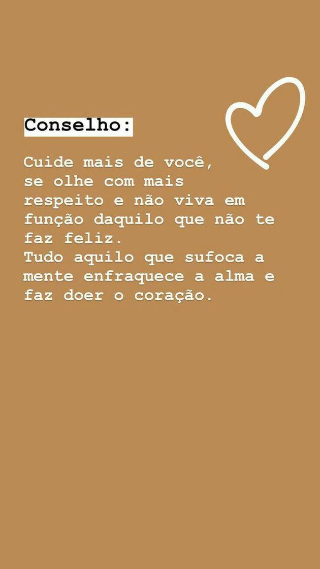 Moda Um Conselho...