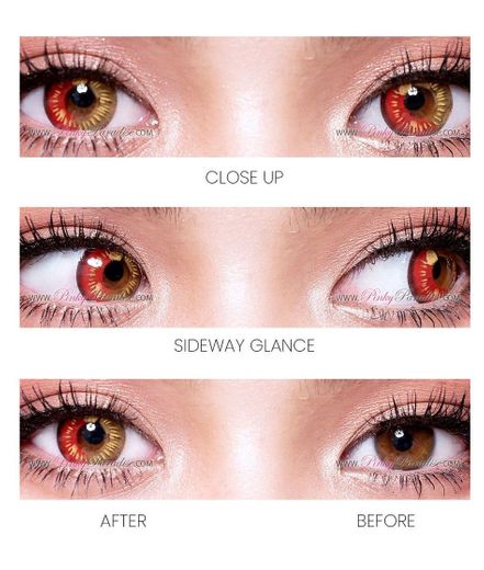 Princess Pinky Lunar Earth Brown Anime Lenses | PinkyParadise