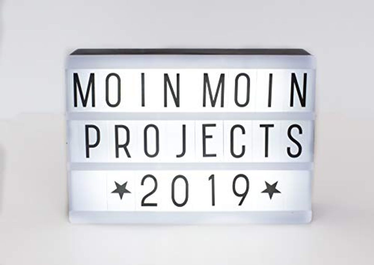 Social Projects Panorama Caja de luz LED de plástico