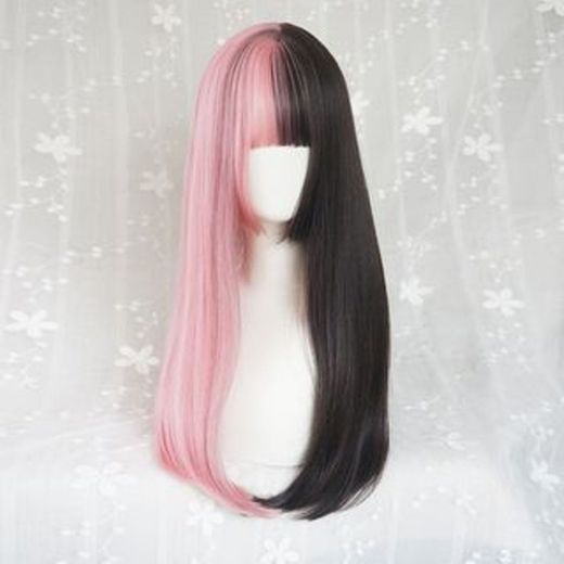 Jellyfish Two-tone Long Full Wig - Straight | YesStyle