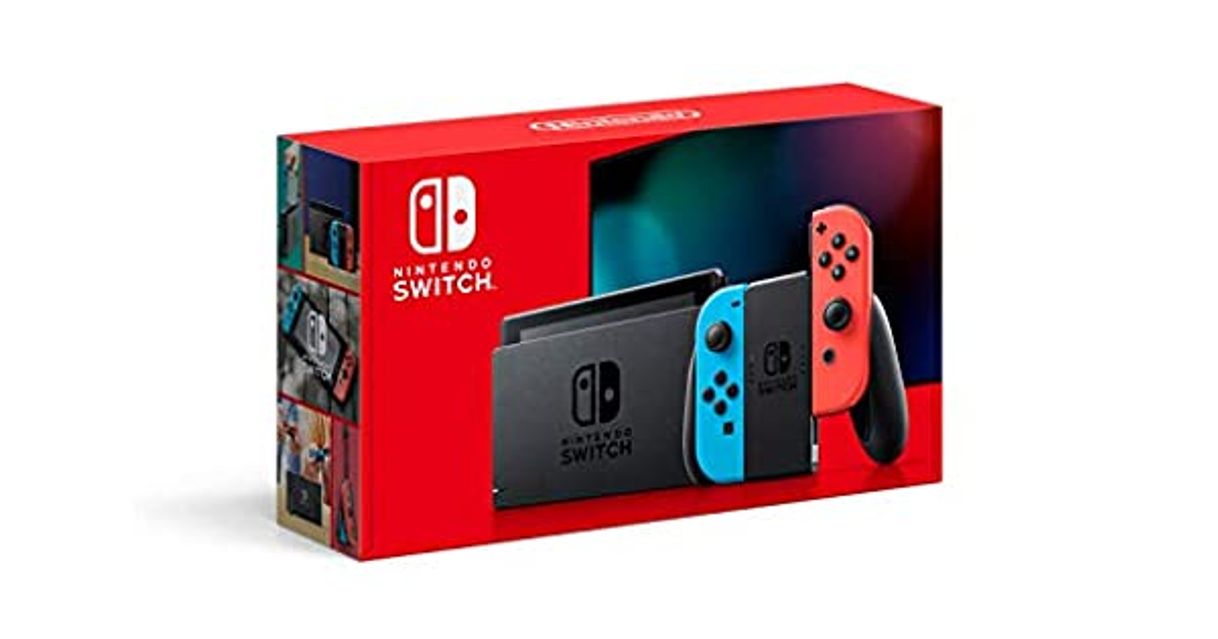 Moda New Nintendo Switch Azul e Vermelho Neon: Amazon.com.br: Games