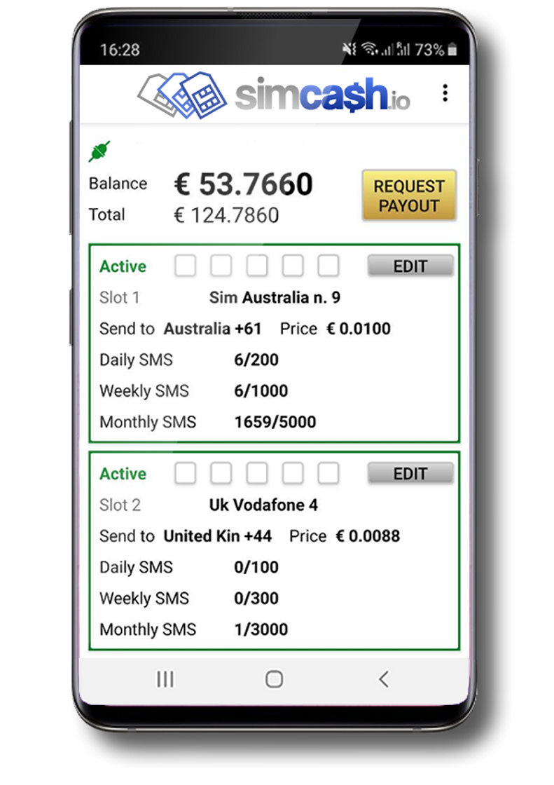 App Simcash.io