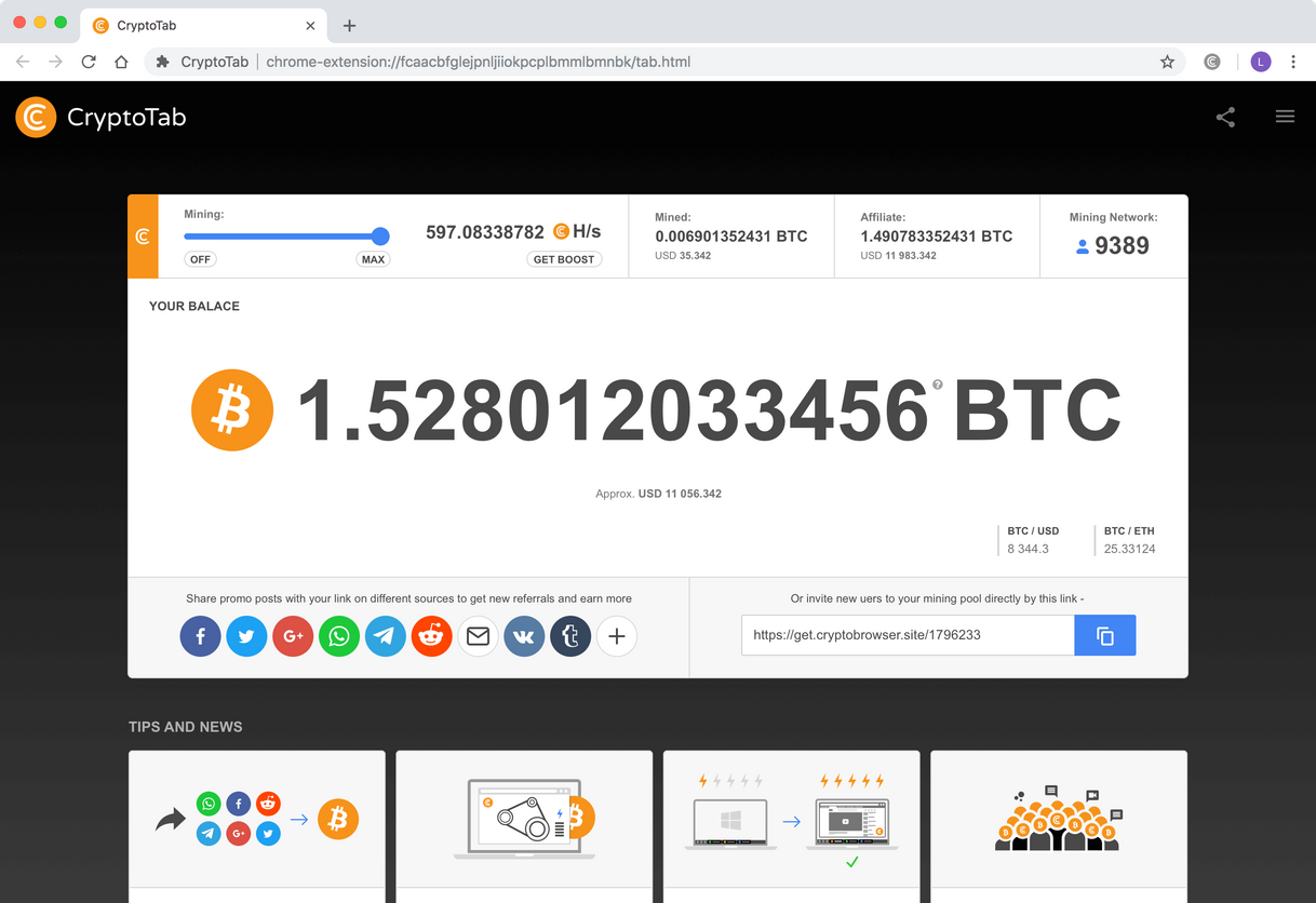 Moda CryptoTab Browser