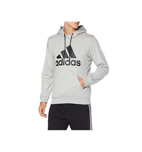 adidas Must Haves Badge of Sports Hoodie Sudadera, Hombre, Gris