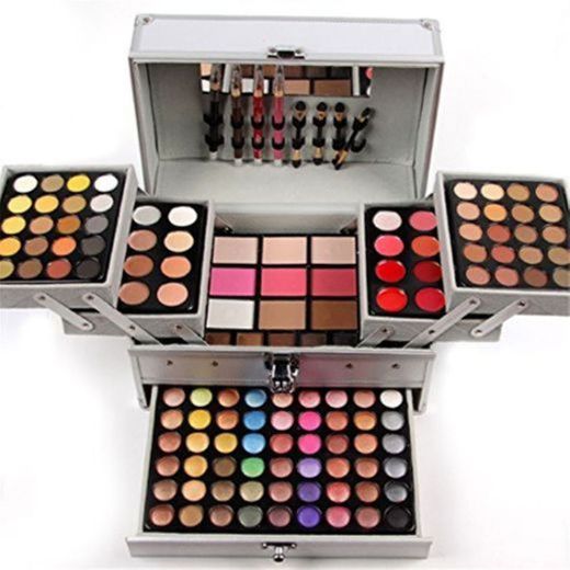 JasCherry Paleta de Sombras de Ojos 132 Colores de Maquillaje Set Kit