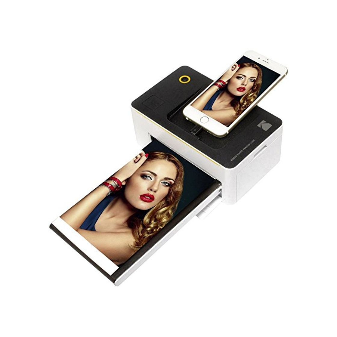 Social Kodak PD-450WE WiFi Negro, Color Blanco Impresora de Foto - Impresora fotográfica