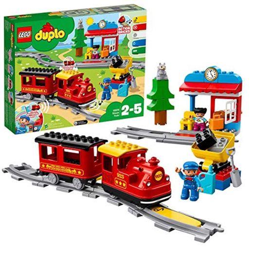 LEGO DUPLO Trains - Tren de Vapor, Juguete Educativo de Aprendizaje de