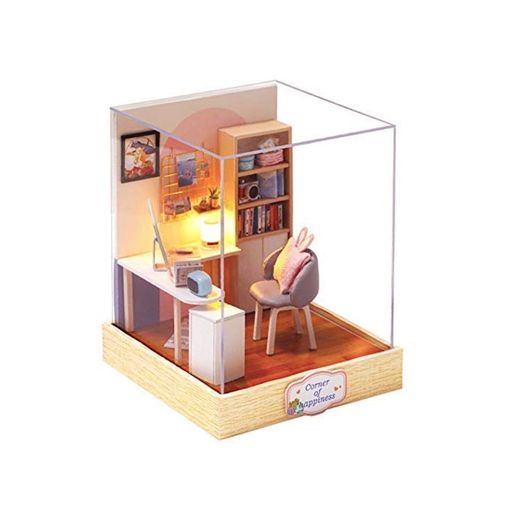 CUTEBEE Miniatura de la casa de muñecas con Muebles