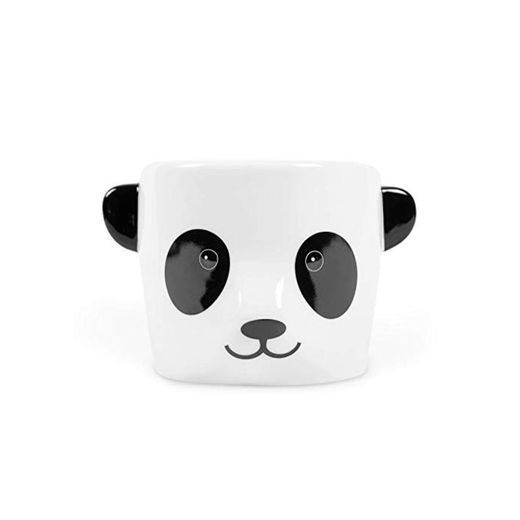 el & groove 3D Taza de Panda en Blanco Negro, Taza de