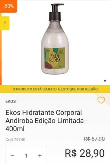 Hidratante Andiroba