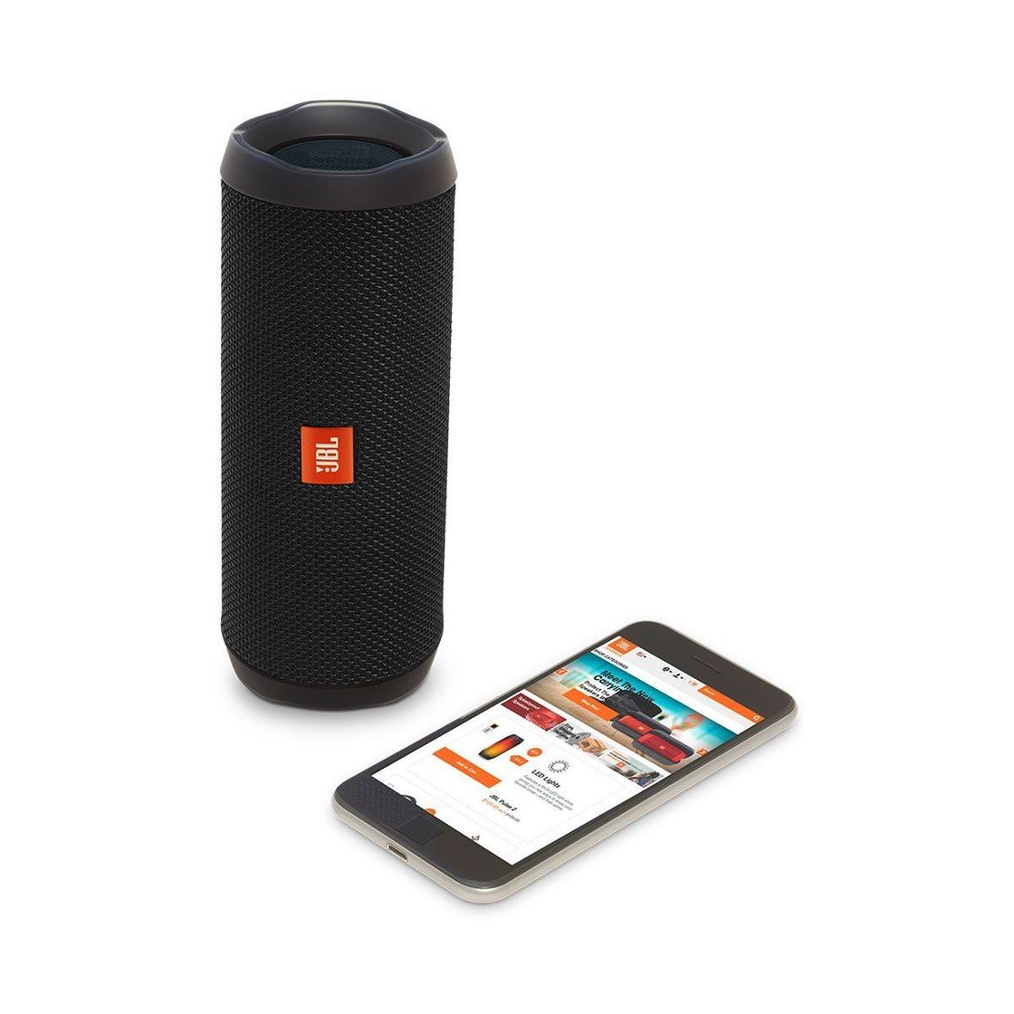 Social JBL Flip 4 - Altavoz inalámbrico portátil con Bluetooth, resistente al agua