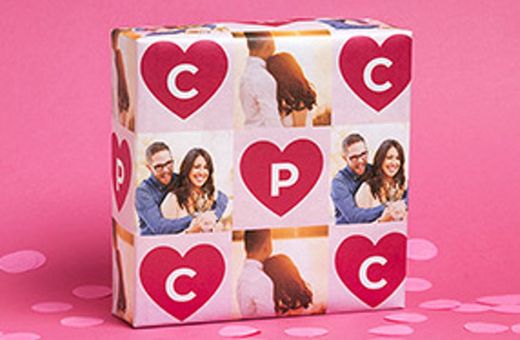 Papel de regalo personalizado modelo romántico | Regalador.com