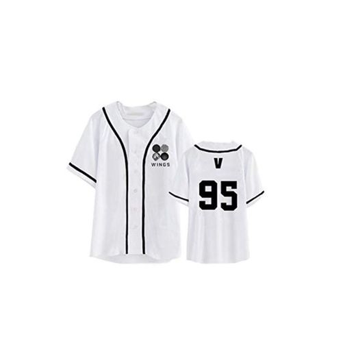 JLTPH Unisexo BTS Camiseta de Baseball KPOP BTS T Shirt Bangtan Boys