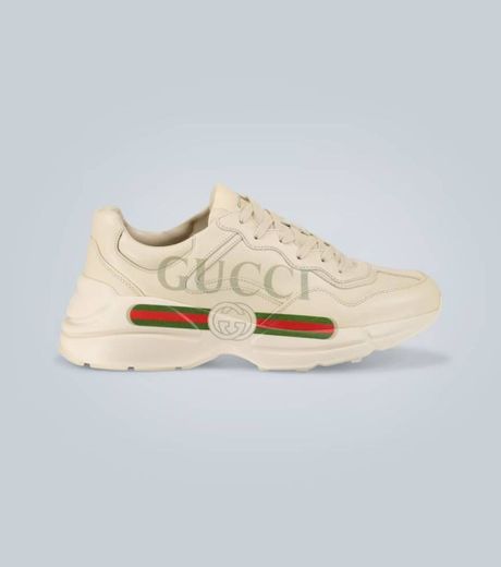 Gucci - Rhyton leather sneakers
