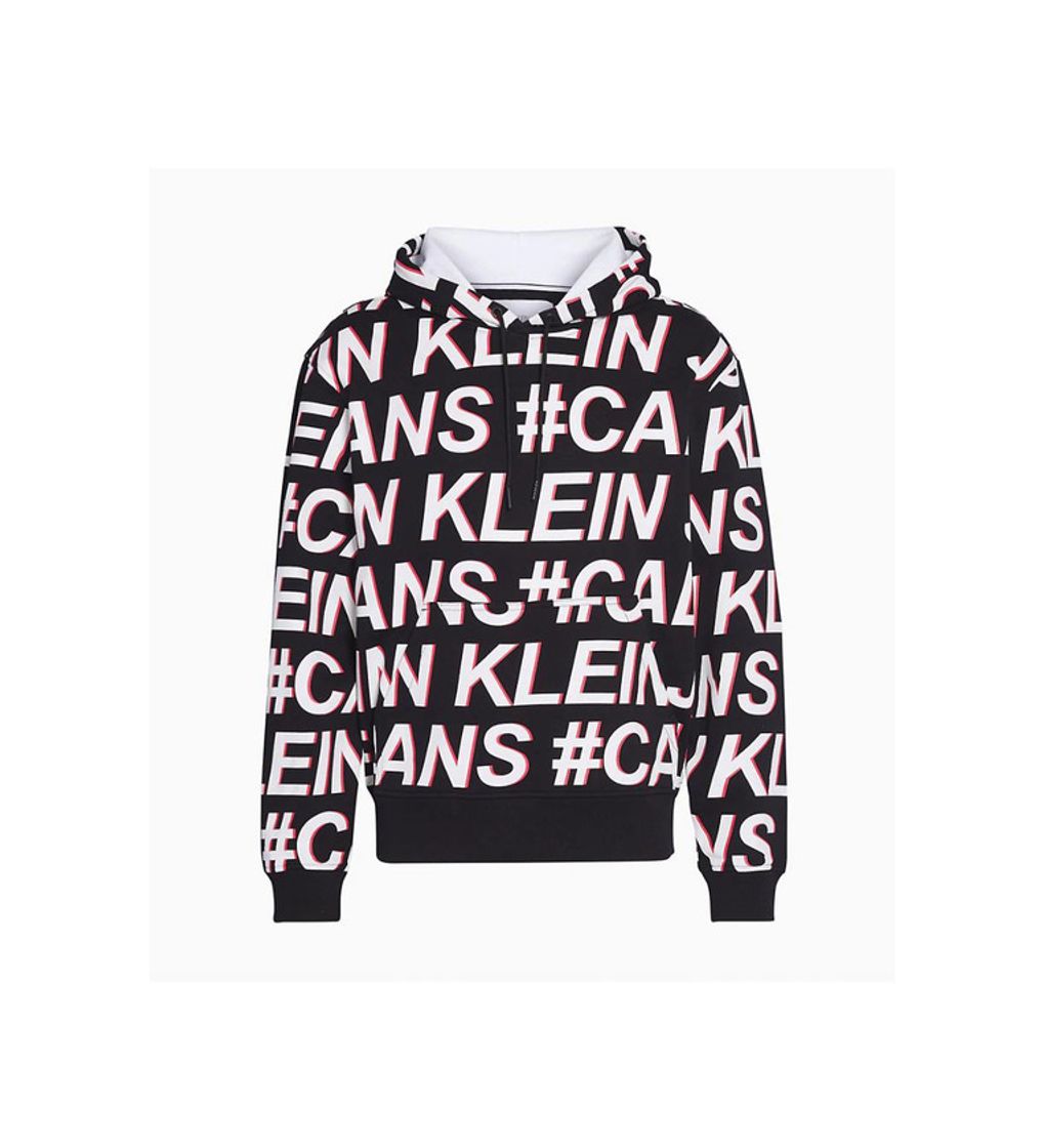 Social Calvin Klein All over Logo Hoodie