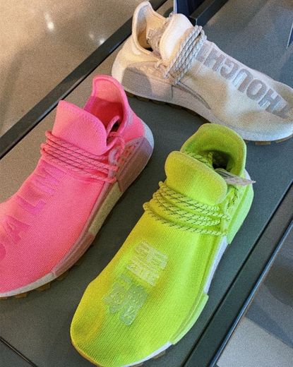 adidas NMD Hu Trail Pharrell Now Is Her Time Solar Yellow 