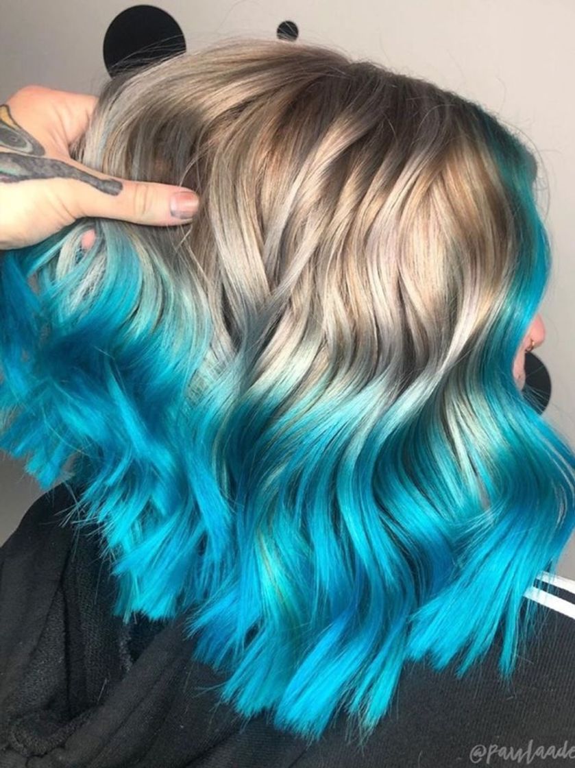 Fashion Blue hair 