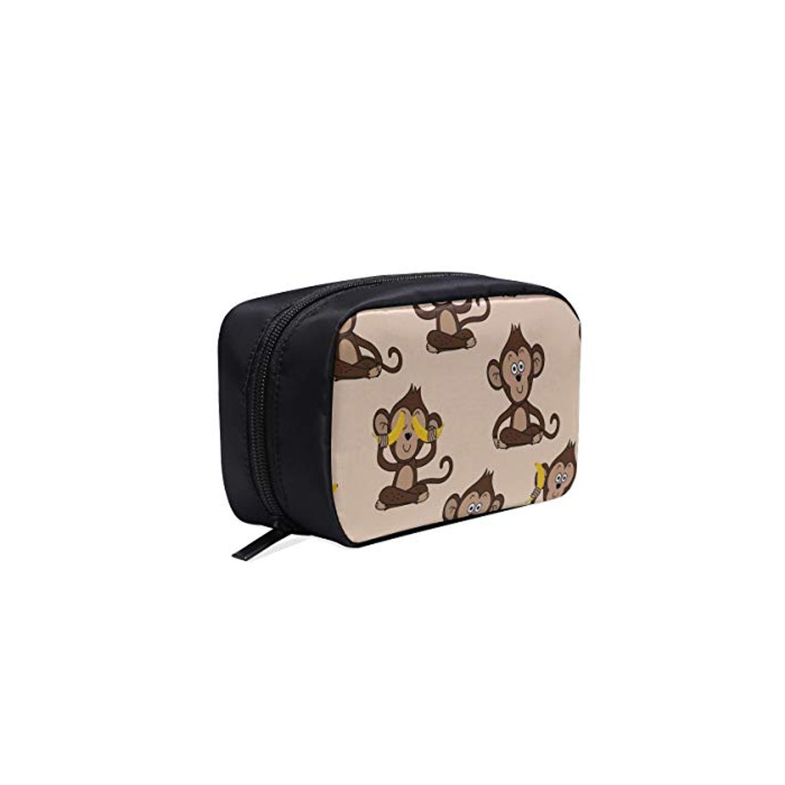 Bolsa de viaje para hombre Mono travieso Animales lindos Bolsa de aseo colgable Bolsa de aseo de senderismo Accesorios de viaje Bolsa de aseo Bolsas de cosméticos Estuche multifunción Mochilas escola