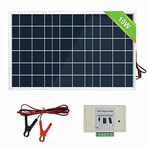 ECO-WORTHY Kit de sistema de panel solar de 10 vatios